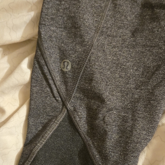 Gray Speed Up Lululemon Leggings - Picture 2 of 4